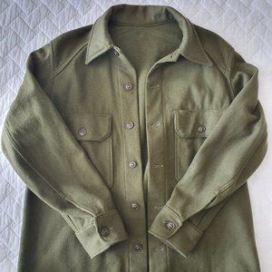 Army Green Wool Military Surplus Jacket